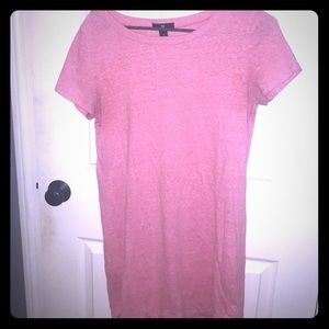 Pink tshirt dress